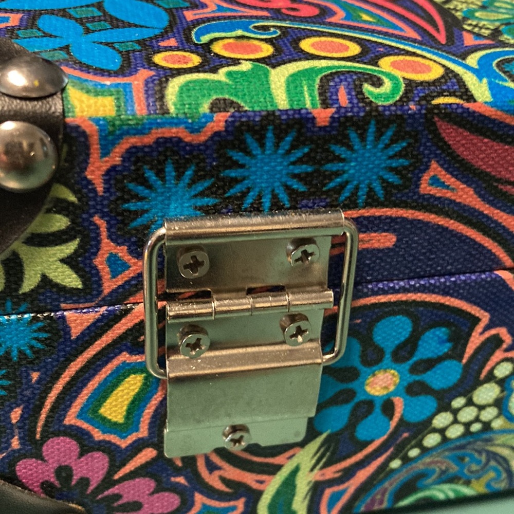 Painted skull box purse - Picture 6 of 12